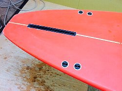 surfboard repair polyester remake fin bear 2